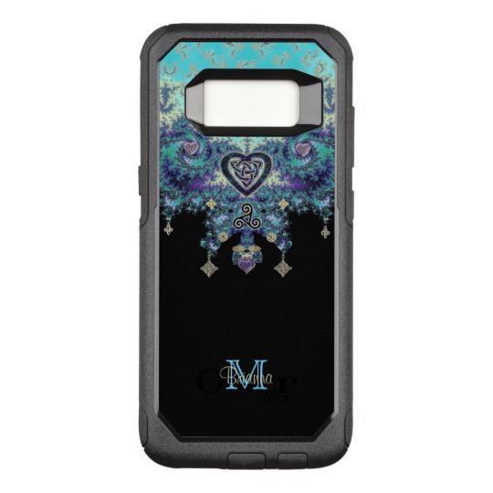 Celtic Heart Fractal Design Monogram Galaxy 8 Case