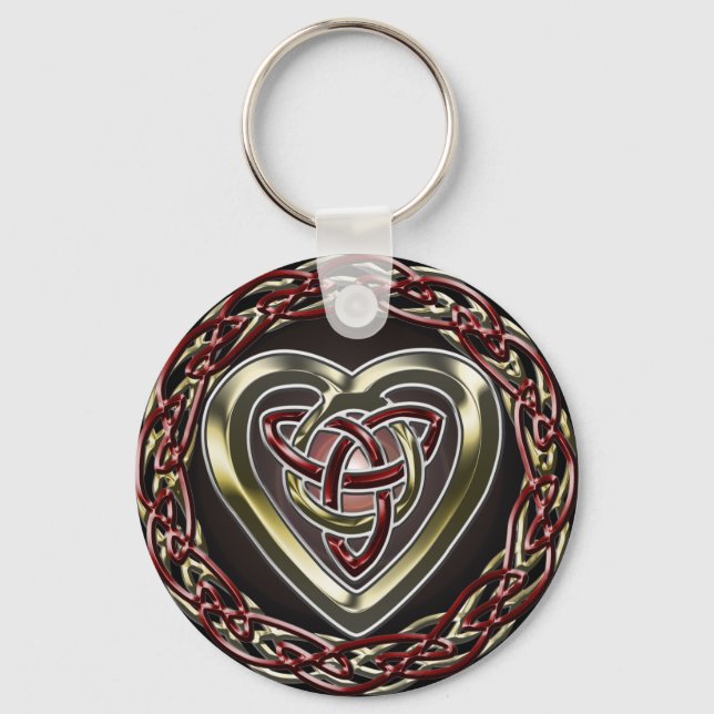 Celtic Heart Keychain (Front)