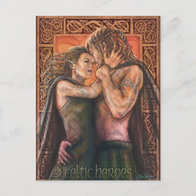 Celtic Heroes. Postcard (Front)