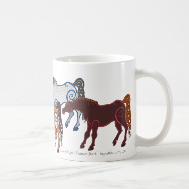 celtic horse herd coffee mug (Right)