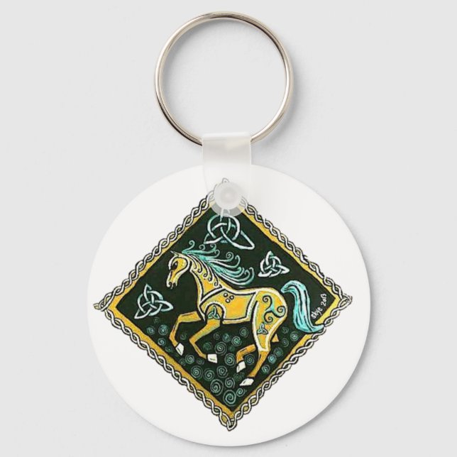 Celtic Horse Keychain (Front)