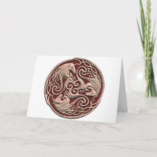 Celtic Horse Knot Card