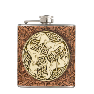 Celtic Horses Flask