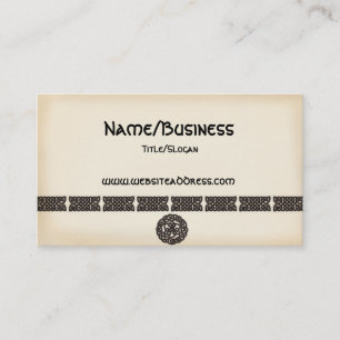 Celtic Irish Bars & Symbols Design Business Cards