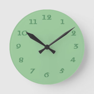 Celtic Irish Green Wall Clock