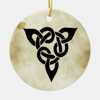celtic irish sacred symbols ceramic ornament