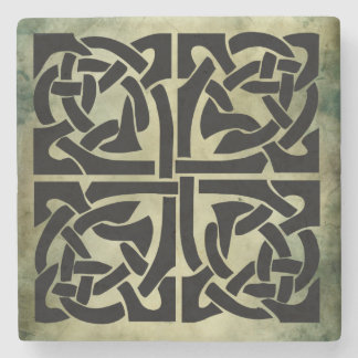 celtic irish sacred symbols stone coaster