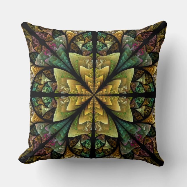 Celtic Journey Throw Pillow (Front)