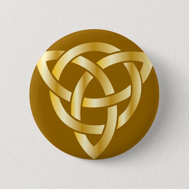 Celtic Knot 2 Inch Round Button (Front)
