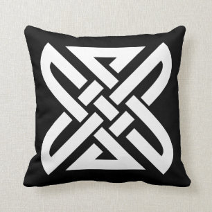 Celtic Knot 4-point Throw Pillow