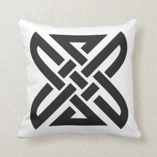 Celtic Knot 4-point Throw Pillow