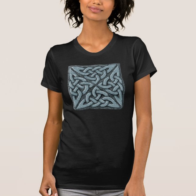 Celtic Knot 4-square Stone T-Shirt (Front)