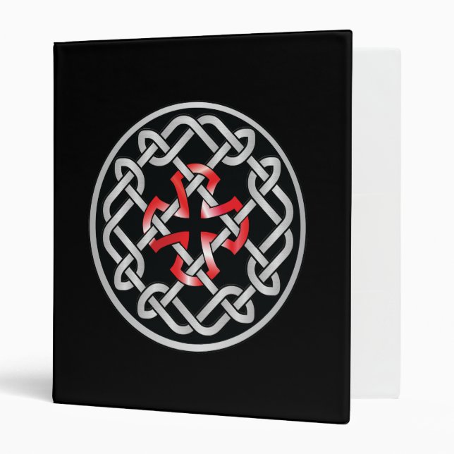 Celtic Knot Black Metallic Binder (Front/Inside)