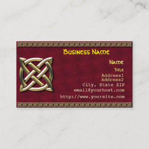Celtic Knot Business Card