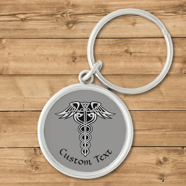 Celtic Knot Caduceus Keychain (Creator Uploaded)