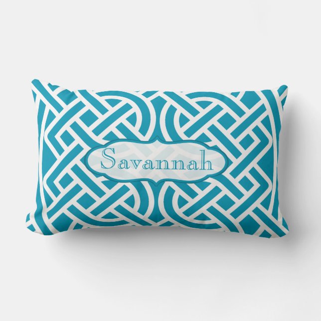 Celtic Knot Choose Colour Personalized Pillow (Front)