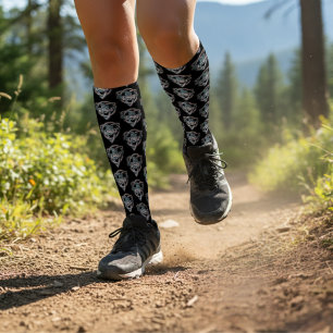 Celtic Knot Claddagh Athletic Crew Socks