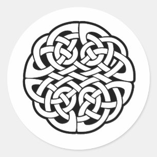 Celtic Knot Classic Round Sticker