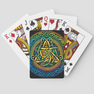 Celtic Knot Colourful Knotwork Playing Cards
