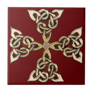 Celtic Knot Cross 2 Tile