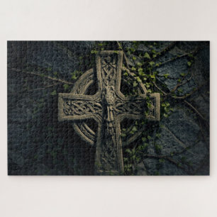 Celtic Knot Cross Jigsaw Puzzle