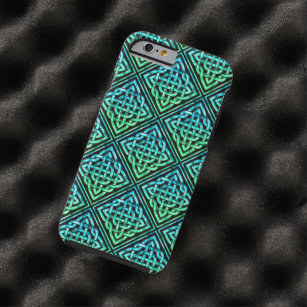 Celtic Knot - Diamond Blue Green Tough iPhone 6 Case