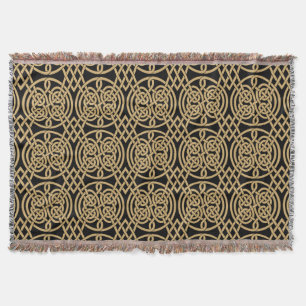 Celtic Knot "Durrow" Pattern Throw Blanket
