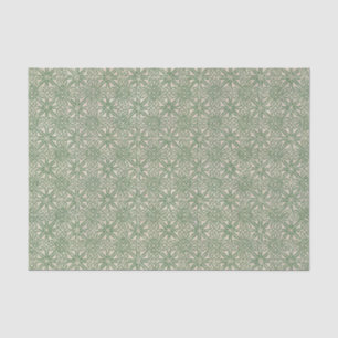 Celtic Knot Green Pattern Tissue Paper