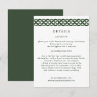 Celtic Knot | Green Wedding Information Guest