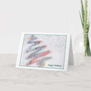 Celtic Knot Happy Holidays Card