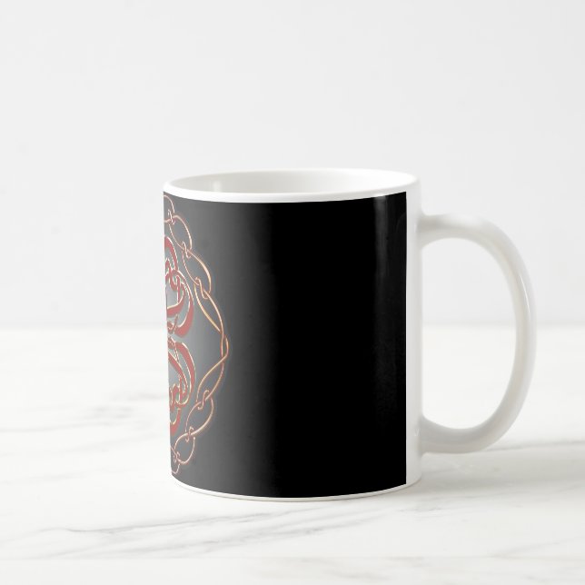 Celtic knot Hearts Coffee Mug (Right)