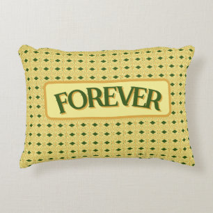 Celtic knot in gold accent pillow