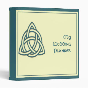 Celtic Knot in Teal and Mythic Ivory Binder