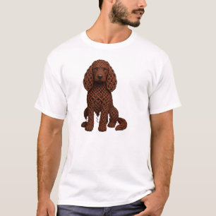 Celtic Knot Irish Doodle Dog Art T-Shirt