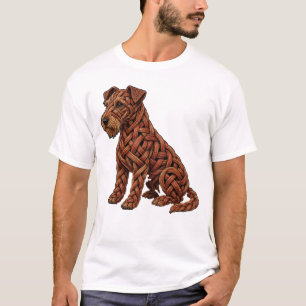 Celtic Knot Irish Terrier Dog T-Shirt