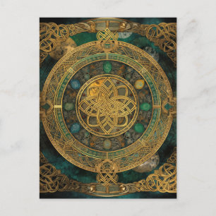 Celtic Knot Knotwork Postcard