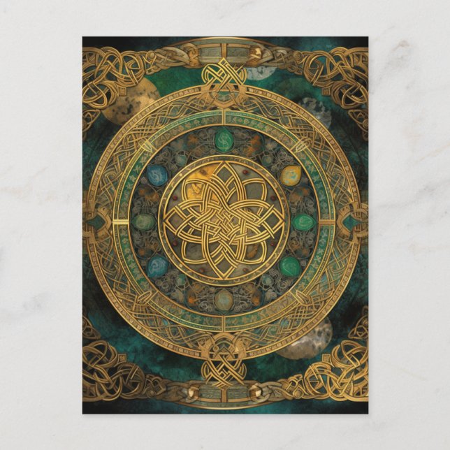 Celtic Knot Knotwork Postcard (Front)