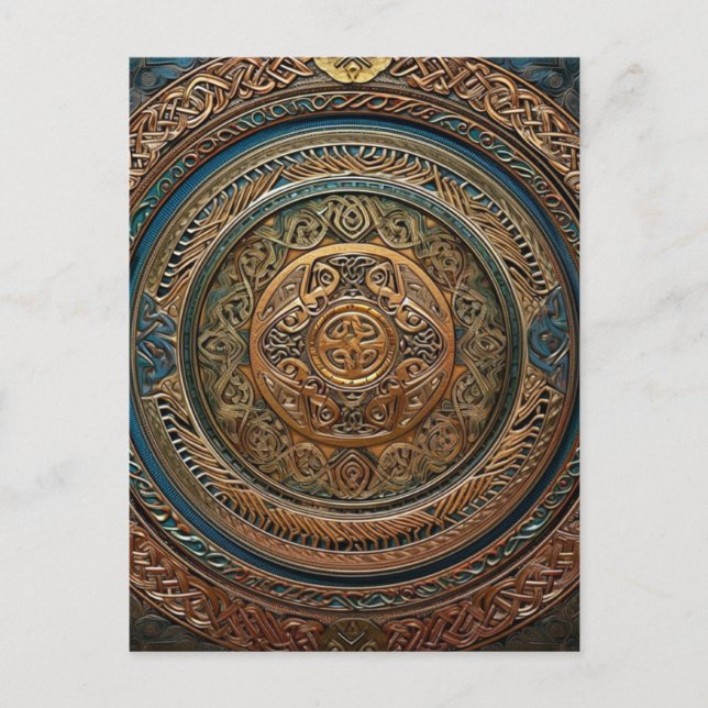 Celtic Knot Knotwork Postcard (Front)