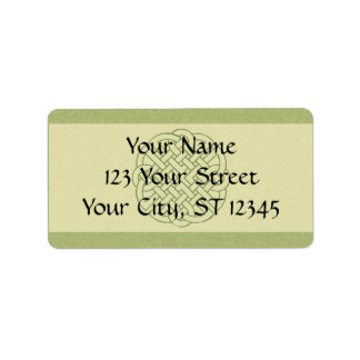 Celtic Knot Label