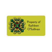 Celtic Knot Label