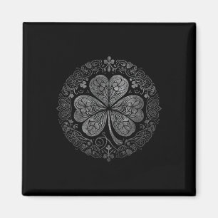 Celtic Knot Leaf Shamrock Funny St Patricks Day Me Magnet