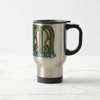 Celtic Knot Letter M, Irish Design