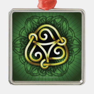 Celtic Knot Metal Ornament