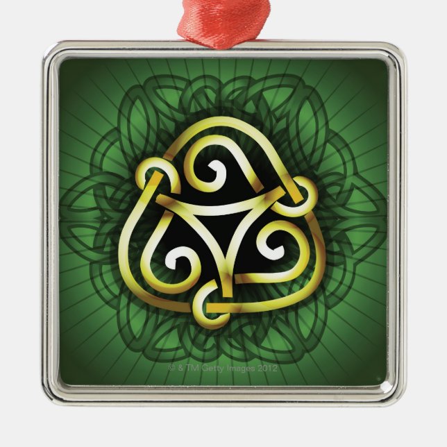 Celtic Knot Metal Ornament (Front)