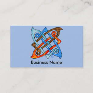 Celtic Knot of the Elements - Earth Air Fire Water Business Card