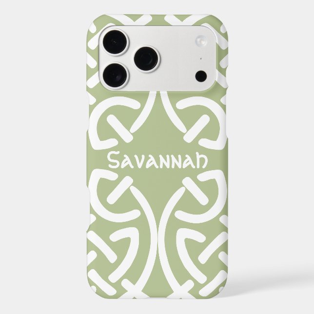 Celtic Knot Pattern Any Colour Personalized (Back)