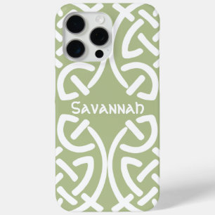 Celtic Knot Pattern Any Colour Personalized iPhone 15 Pro Max Case