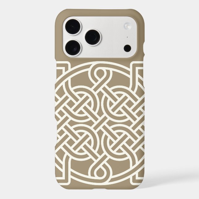 Celtic Knot Pattern Any Colour Personalized iPhone (Back)