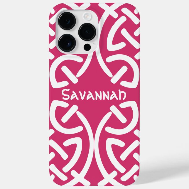 Celtic Knot Pattern Any Colour Personalized iPhone Case-Mate iPhone Case (Back)