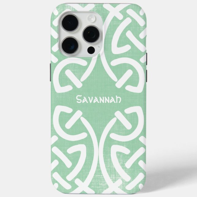 Celtic Knot Pattern Any Colour Personalized iPhone Case-Mate iPhone Case (Back)